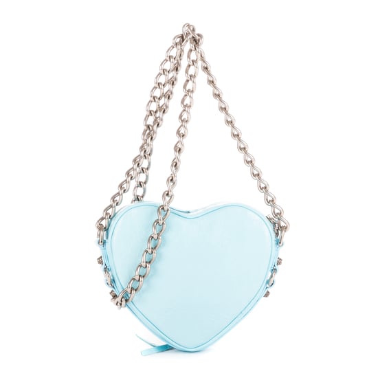 Balenciaga Le Cagole Heart Mini en Azul Piel de becerro - Image 4