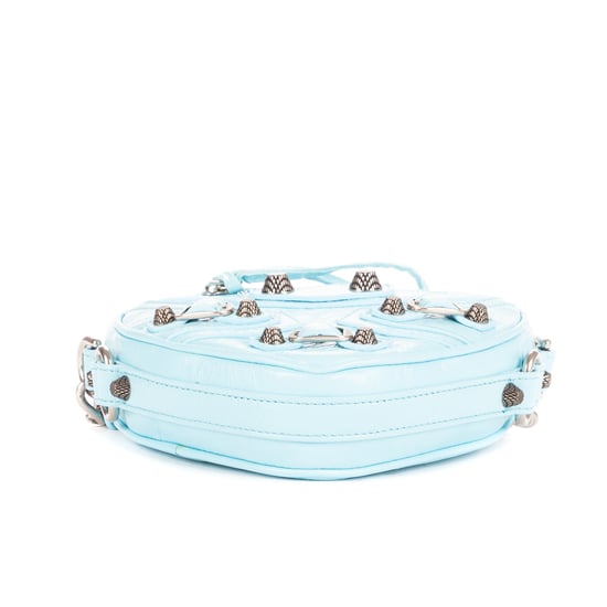 Balenciaga Le Cagole Heart Mini en Azul Piel de becerro - Image 6
