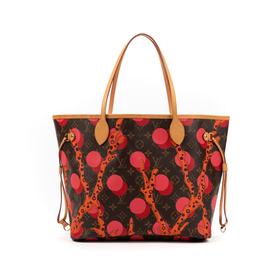 Louis Vuitton Ltd. Ed. Ramages Neverfull MM en Marrón/Naranja Lona recubierta - Image 2