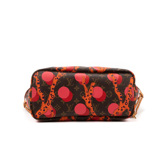 Louis Vuitton Ltd. Ed. Ramages Neverfull MM en Marrón/Naranja Lona recubierta - Image 6