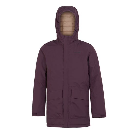 Regatta Childrens/Kids Farbank Ski Jacket (Deep Plum/Warm Taupe) - Image 1