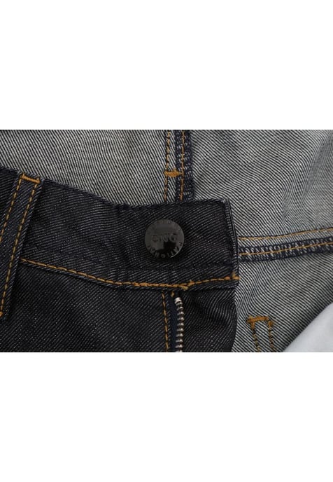 Jeans de algodón de corte clásico para mujer en azul oscuro de Costume National - Image 5