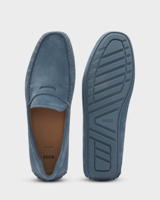 Mocasines de conducir de ante BOSS Orange Noel para hombre - Image 4