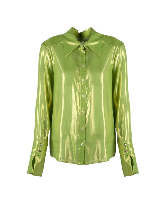 Patrizia Pepe Camisa de mujer verde - Image 2