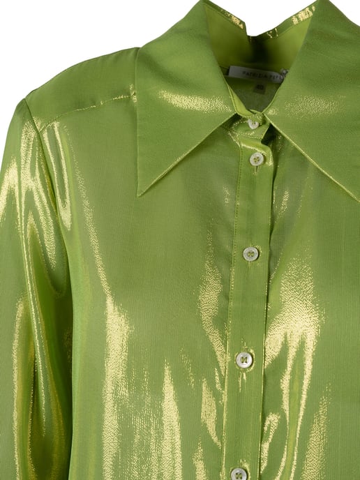 Patrizia Pepe Camisa de mujer verde - Image 3