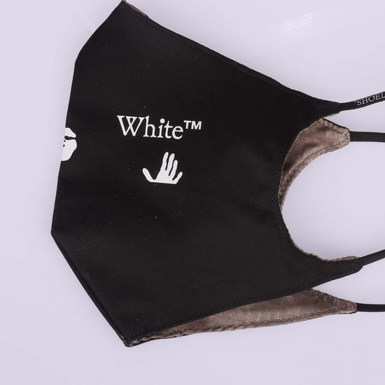 Máscara simple de natación Off White en negro y blanco - Image 2