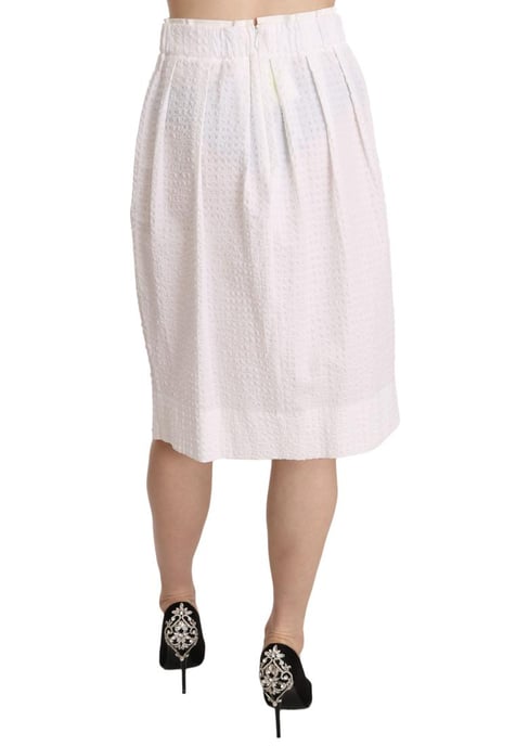 Falda Midi De Algodon Blanca - Image 2