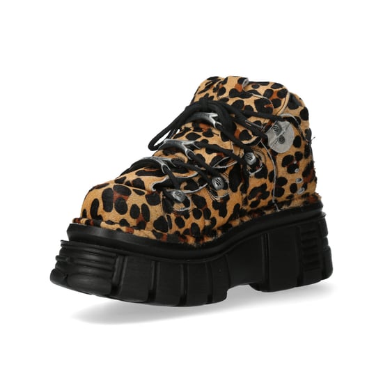 Botines góticos de piel marrón leopardo New Rock M-106-C192 - Image 6