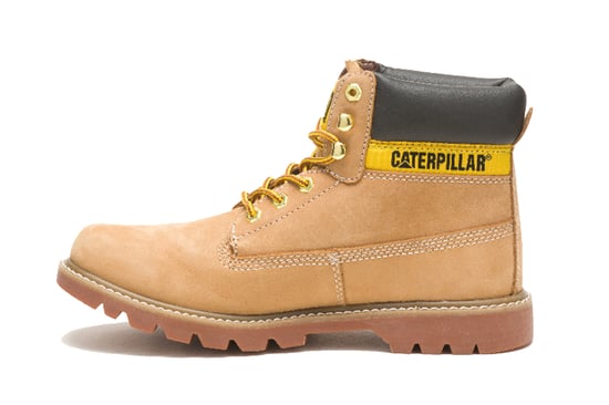 Botines de senderismo de cuero color miel color tostado Caterpillar Colorado 2.0 - Image 4