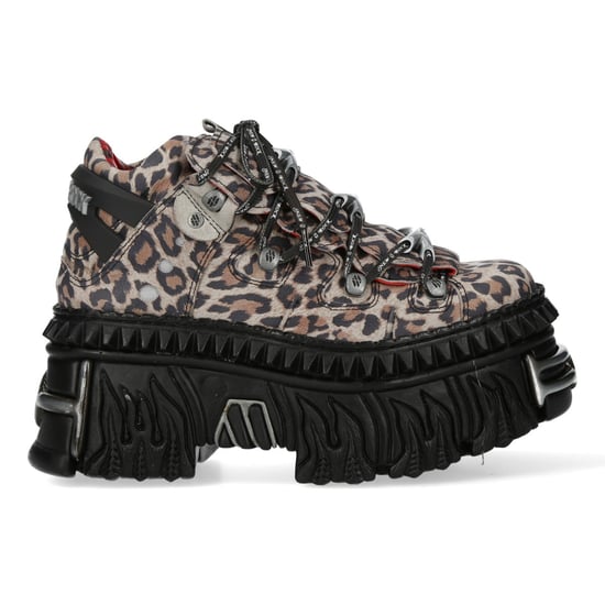 Botines de plataforma góticos de piel con estampado de leopardo M-106WALL-C56 de New Rock - Image 4