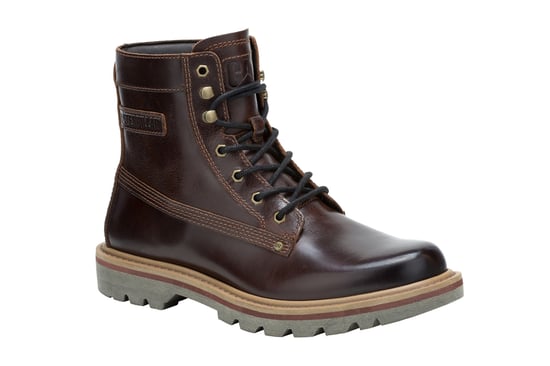 Botas impermeables de cuero marrón para niveladoras Caterpillar Colorado - Image 3