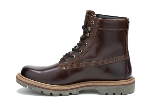 Botas impermeables de cuero marrón para niveladoras Caterpillar Colorado - Image 4