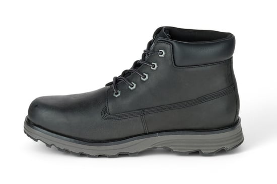 Botines diarios de cuero negro Founder de Caterpillar para hombre - Image 5