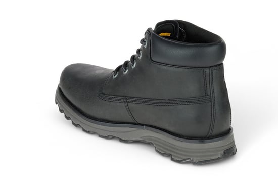 Botines diarios de cuero negro Founder de Caterpillar para hombre - Image 6