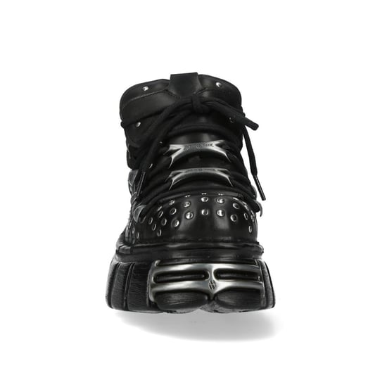 Botines de plataforma góticos de cuero negro M-120NR-C1 de New Rock - Image 5