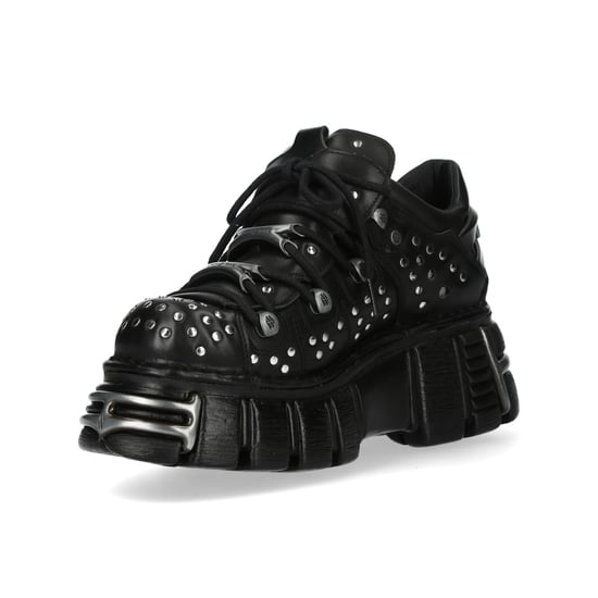 Botines de plataforma góticos de cuero negro M-120NR-C1 de New Rock - Image 6
