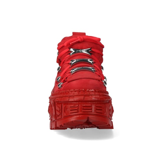 Botines góticos de cuero rojo metalizado New Rock M-106WALL-C13 - Image 5