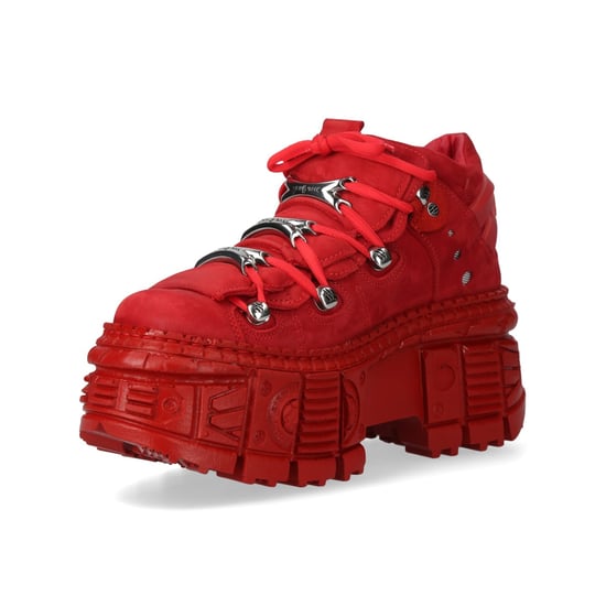 Botines góticos de cuero rojo metalizado New Rock M-106WALL-C13 - Image 6