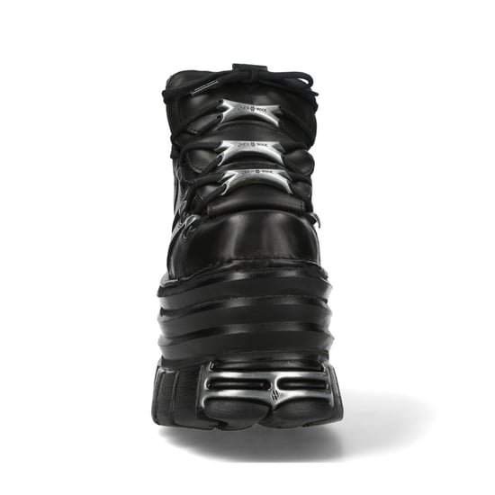 Botines negros de plataforma gruesa estilo gótico punk New Rock M-106-C181 - Image 5