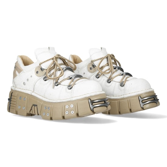 Botines de plataforma góticos blancos New Rock M-120N-C80 - Image 3