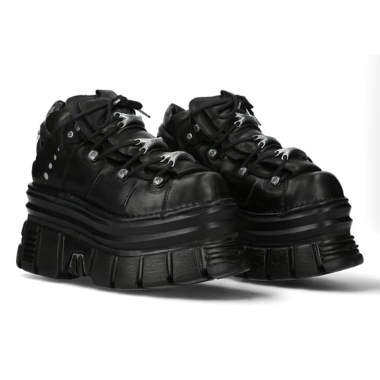 Botines negros de estilo gótico punk New Rock M-106-C178 Tower - Image 1