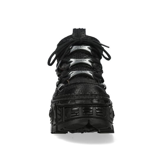 Botines de plataforma de piel de pitón negra New Rock M-106WALL-C65 - Image 5