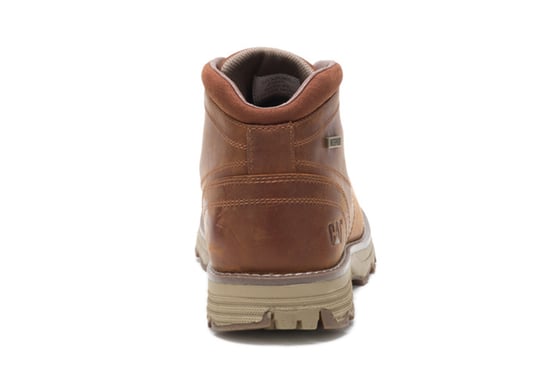 Botas de trabajo impermeables de cuero marrón Elude de Caterpillar para hombre - Image 5