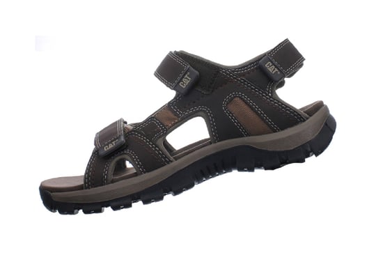 Sandalias de trekking Giles de cuero marrón oscuro para hombre de Caterpillar - Image 6