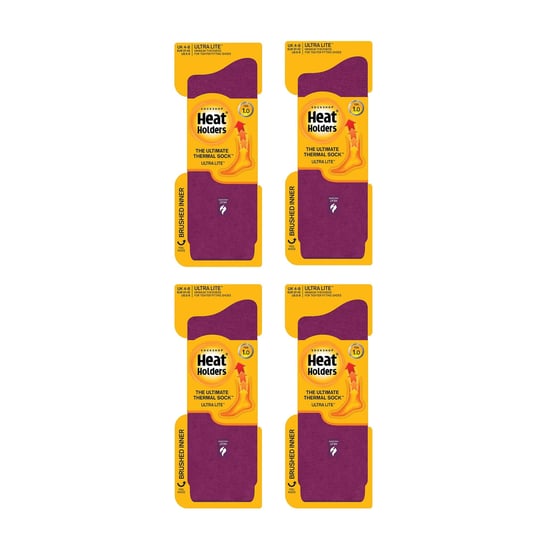 4 Pares Calcetines Térmicos Femeninos Ultra Lite Extra Finos 1.0 TOG Casual - Image 2