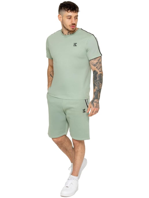 Kruze | Conjunto de camiseta de tirantes y pantalón corto para hombre - Image 1