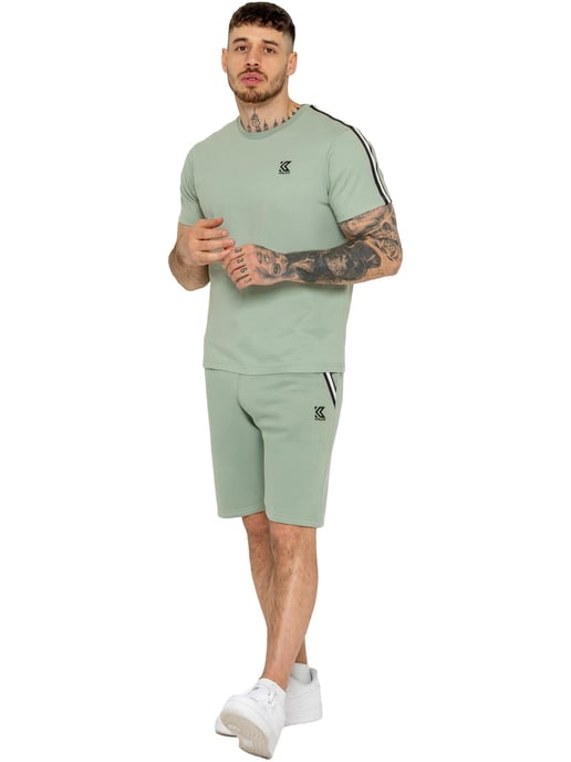Kruze | Conjunto de camiseta de tirantes y pantalón corto para hombre - Image 2