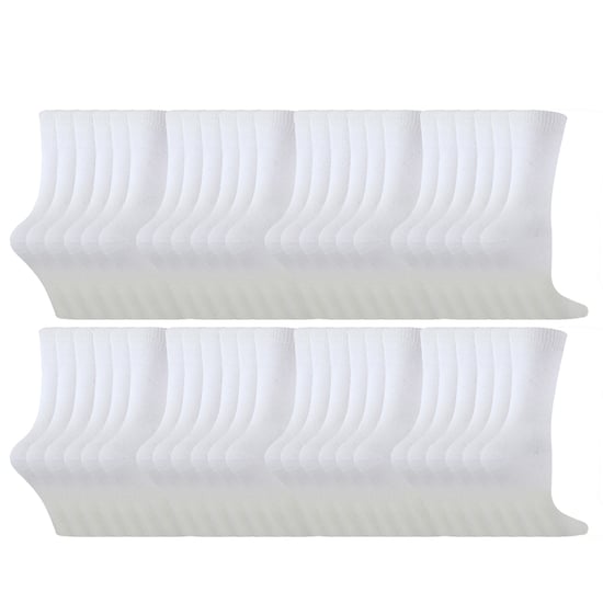 48 Pares Multipack Algodón Rico Calcetines para Niños y Niñas - Image 1