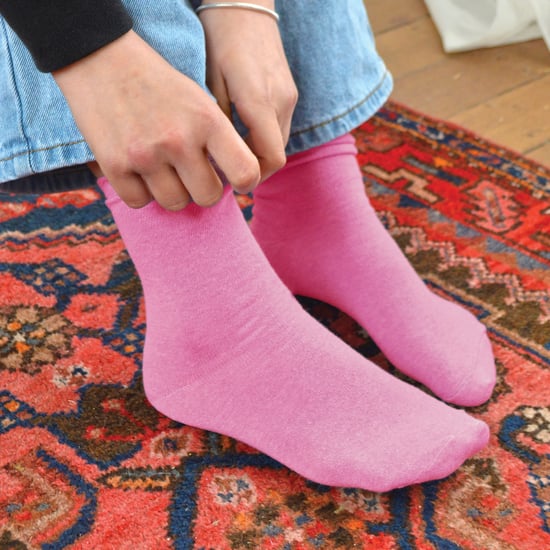 Lote de 6 calcetines de algodón de colores lisos para niños - Image 5