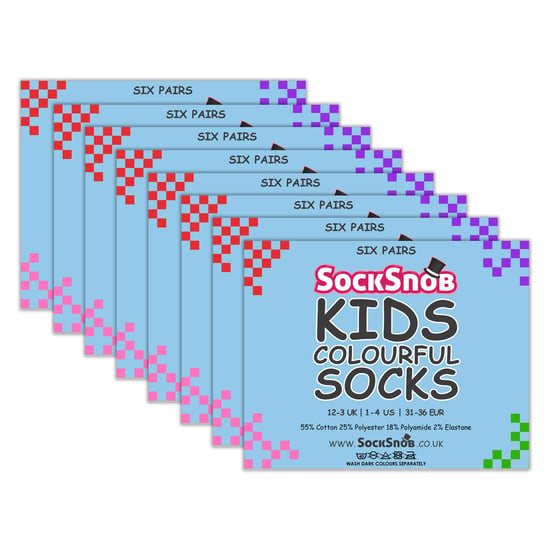 48 Pares Multipack Algodón Rico Calcetines para Niños y Niñas - Image 2