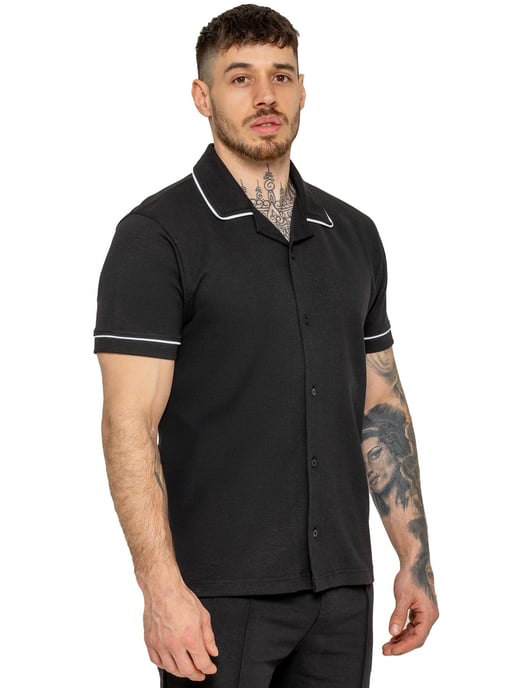 Enzo | Conjunto de chándal con camisa y pantalón corto para hombre - Image 3