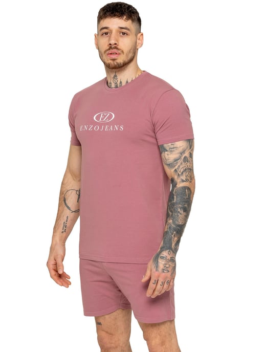 Enzo | Chándal de gimnasio para hombre con camiseta y pantalones cortos - Image 2