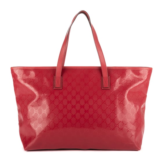 Gucci Classic Supreme Tote en Rojo Lona recubierta - Image 4
