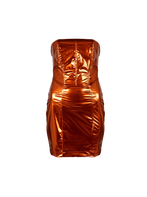 Patrizia Pepe Vestido de mujer naranja - Image 2