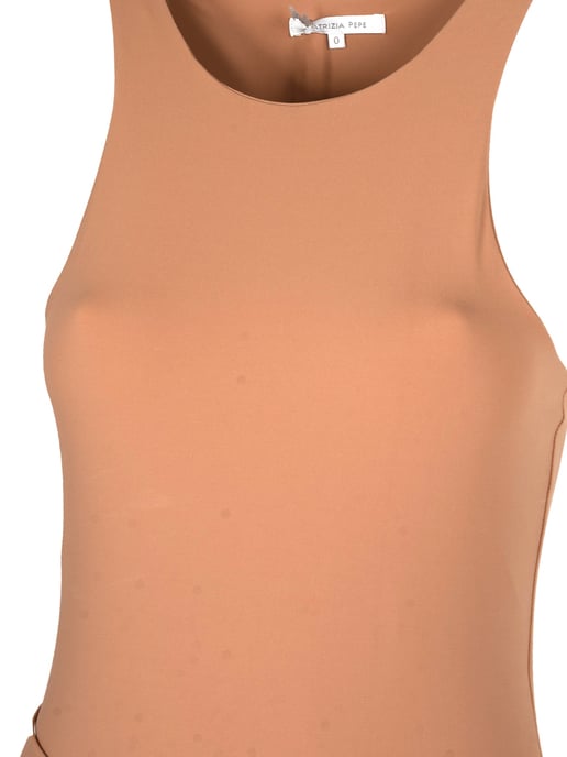 Patrizia Pepe Vestido de mujer beige - Image 3