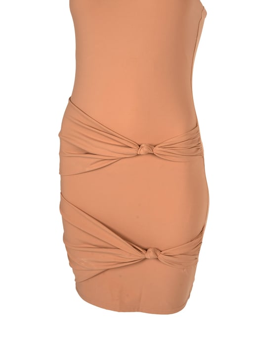 Patrizia Pepe Vestido de mujer beige - Image 4