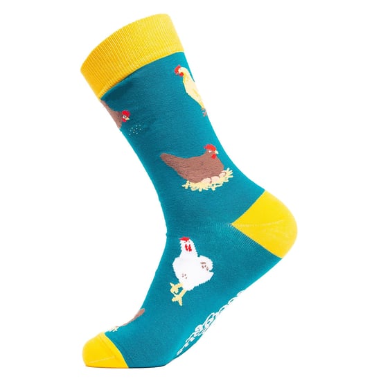 Calcetines de algodón novedosos con patrón de aves para adultos - Image 2