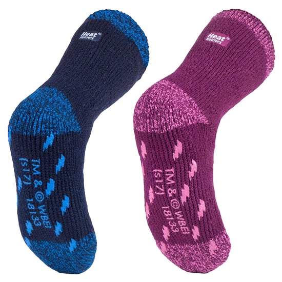 2 Pares Multipack Niños Harry Potter Calcetines con Puños | Calentadores | Niños y Niñas Calcetines Térmicos Gruesos Antideslizantes - HP Mix - Image 3