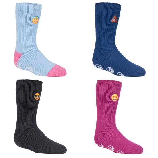 Pack de 4 Pares de Calcetines Emoji para Niños y Niñas - Emoji Mix - Image 4