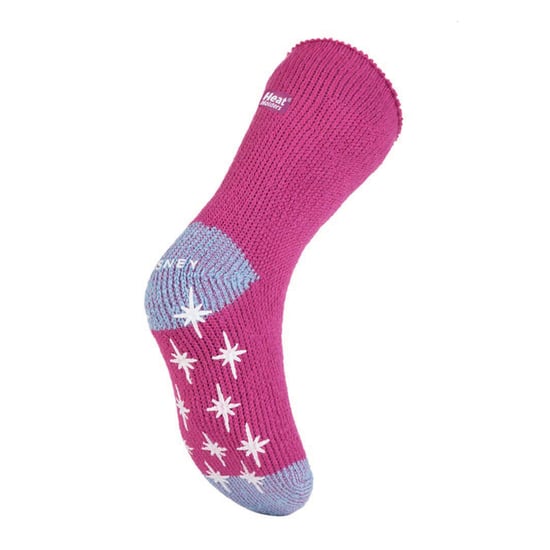 Heat Holders - Childrens Character Non Slip 2.3 TOG Winter Warm Thermal Slipper Socks with Grippers - Disney Princess - Image 3