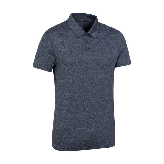 Mountain Warehouse Mens Agra Stripe Polo Shirt (Navy) - Image 4
