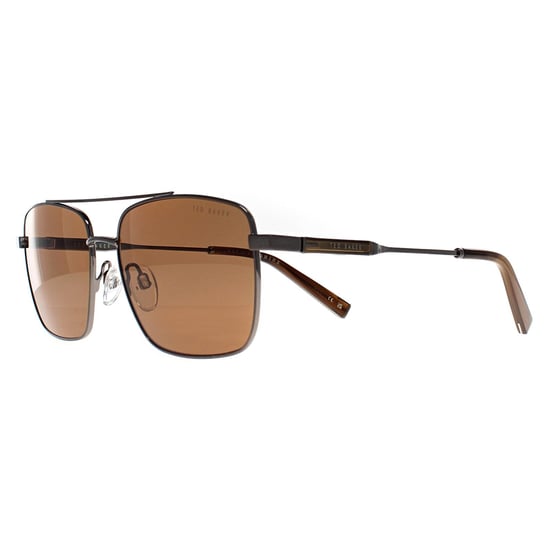 Ted Baker Rectángulo Hombre Brillante Luz Gunmetal Brown TB1720 Elijah - Image 2