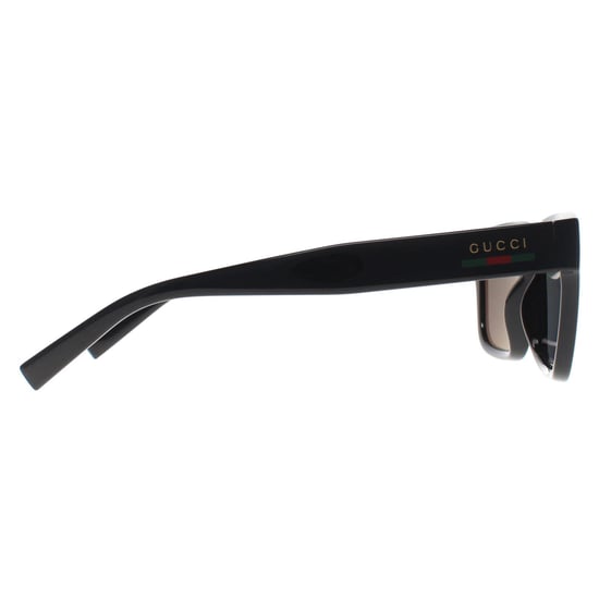 Gucci Cuadrado Mujer Negro Brillante Gris Polarizado GG1857S - Image 4