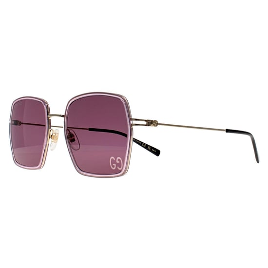 Gucci Cuadrado Mujer Rosa Oro Violeta GG1848S - Image 2
