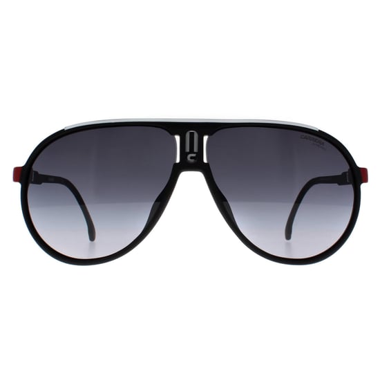 Carrera Aviator Mens Black Red Dark Grey Gradient Champion/N - Image 1