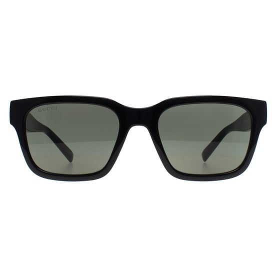 Gucci Cuadrado Mujer Negro Brillante Gris GG1857S - Image 1